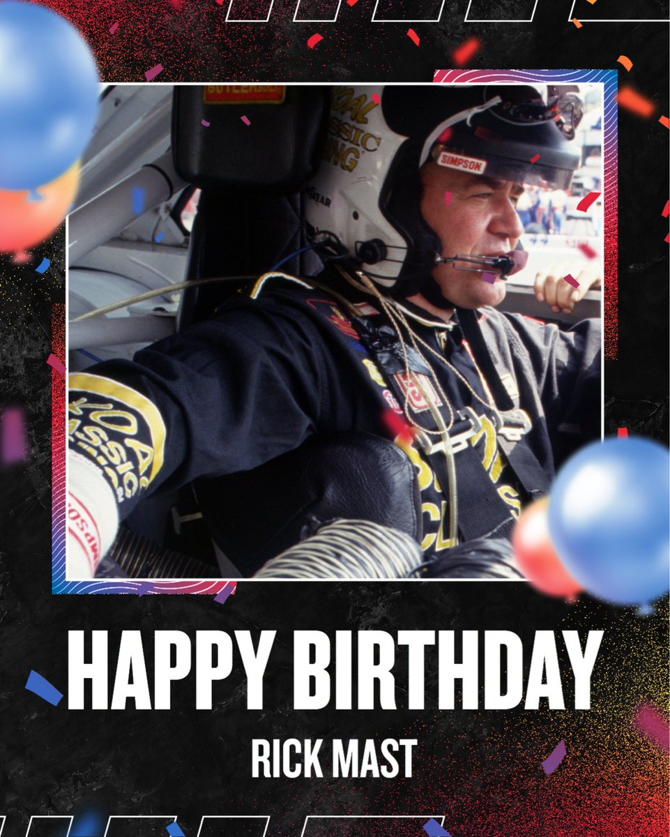 Happy Birthday, <a href="/rickmast22/">Rick Mast</a>!

Mast made 607 NASCAR national series starts between 1982 and 2002, while visiting Victory Lane nine times.