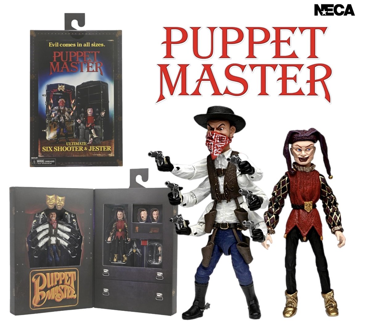 🚨 BACK IN-STOCK on Amazon🚨 NECA - Ultimate • PUPPET MASTER • Six