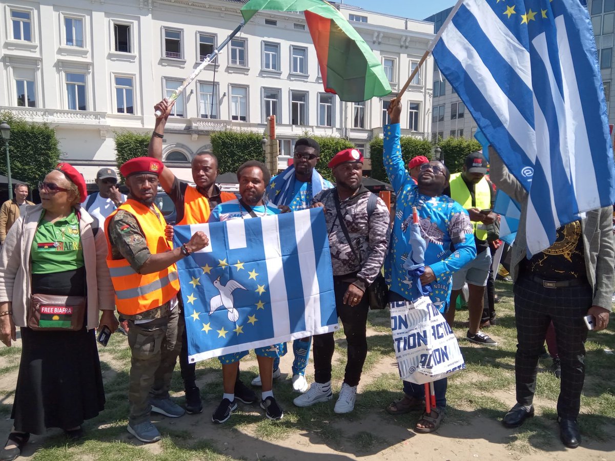 agovcusa's tweet photo. @PresSecAgovc Only a negotiated settlement will resolve the conflict. The people will not be intimidated into submission to the Cameroun tyrannical occupation force. #Ambazonia and it’s people will have their freedom. https://t.co/xn6Sy33bCx