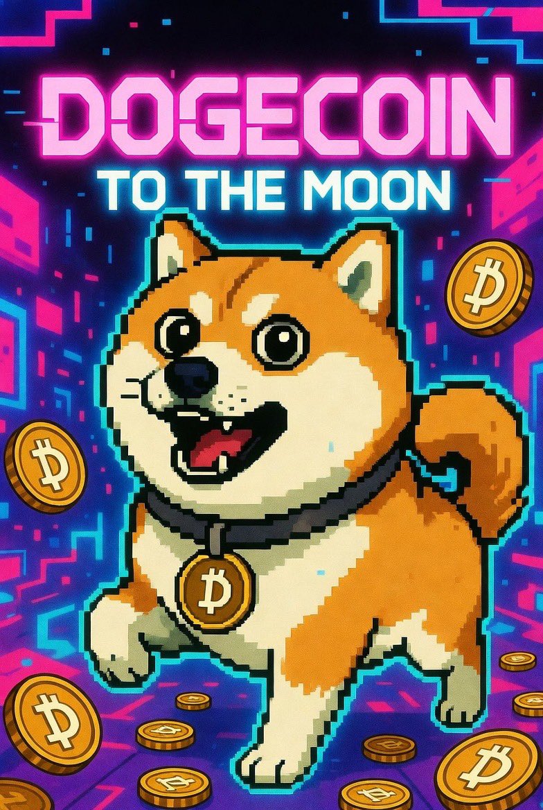 To the moon!🐕🚀🌔 $DOGE #Dogecoin #Crypto