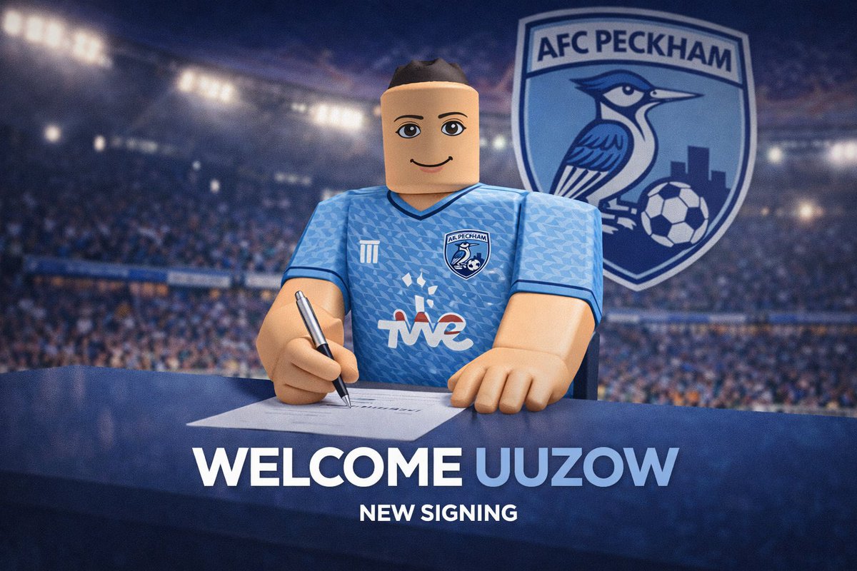 Peckham_AFC's tweet photo. Official: uuzow signs for A.F.C. Peckham

From France to England. First-team ready.  

Welcome to PECKHAM https://t.co/gtA9f3VMVQ