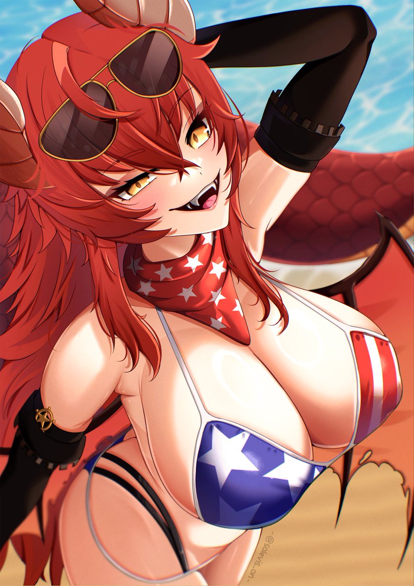 SoleDoesArt's tweet photo. When will Bikini season start again?

[totally sfw art from last summer]

#zentreart https://t.co/BqXqkeBrNX