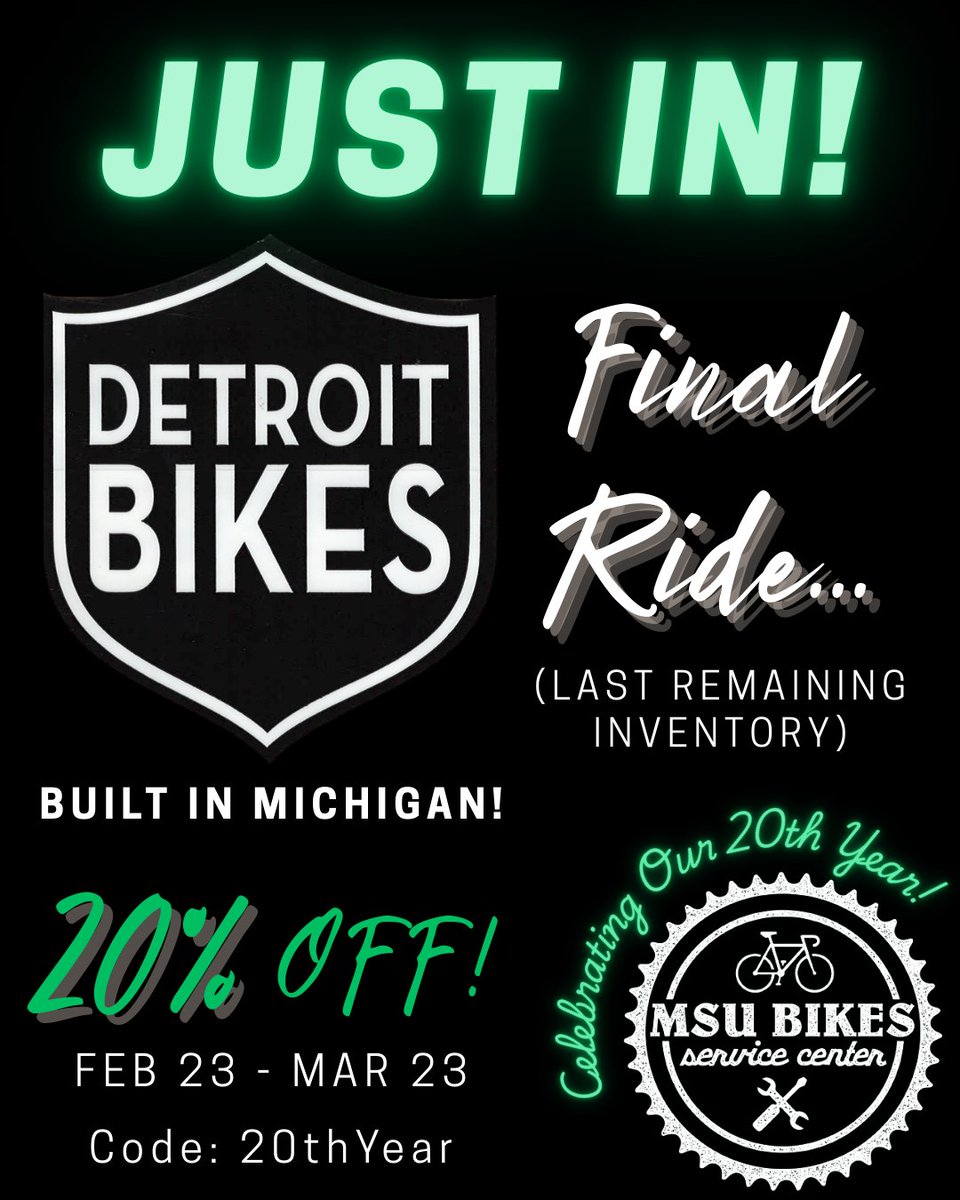 MSU Bikes Service Center tweet media