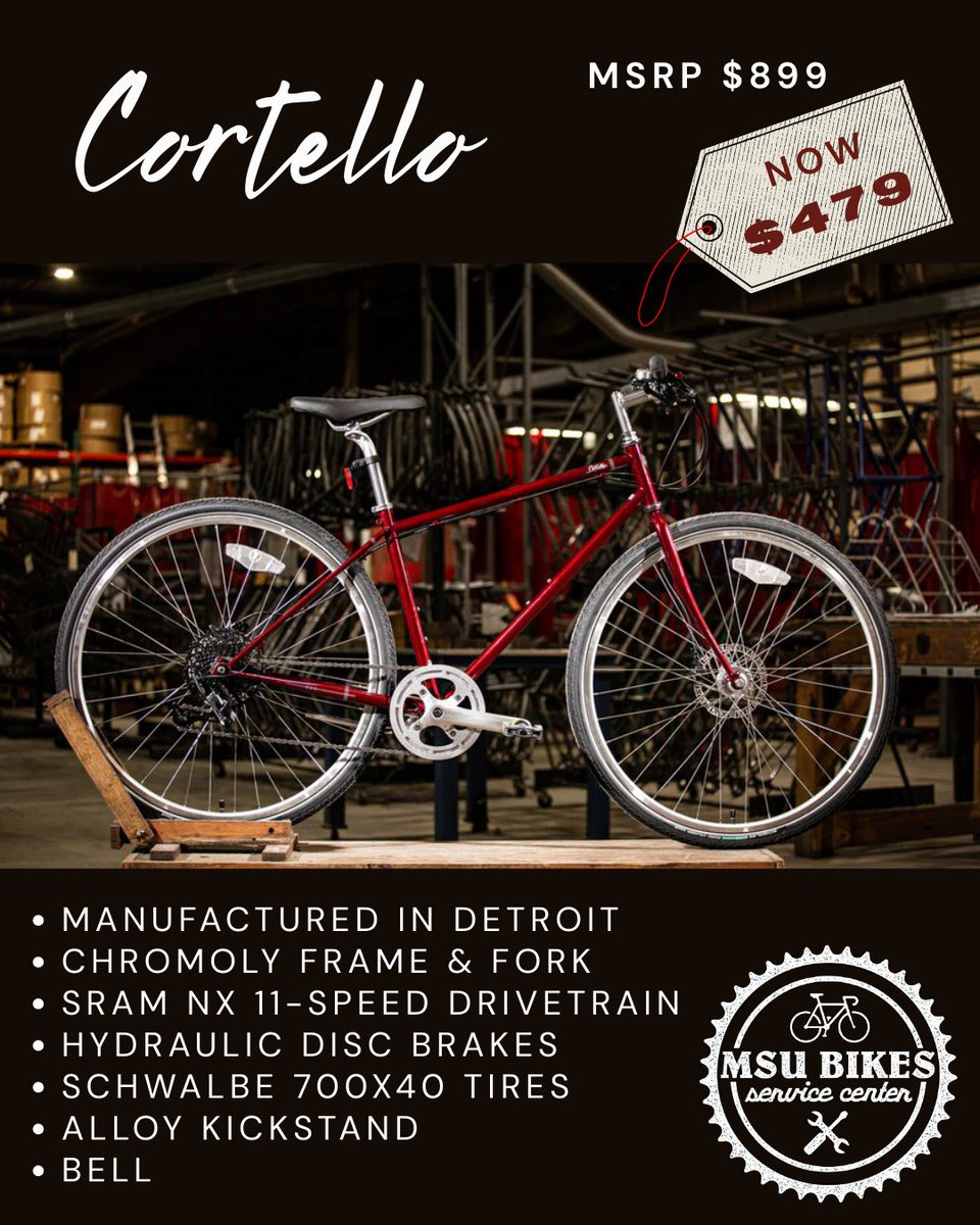 MSU Bikes Service Center tweet media