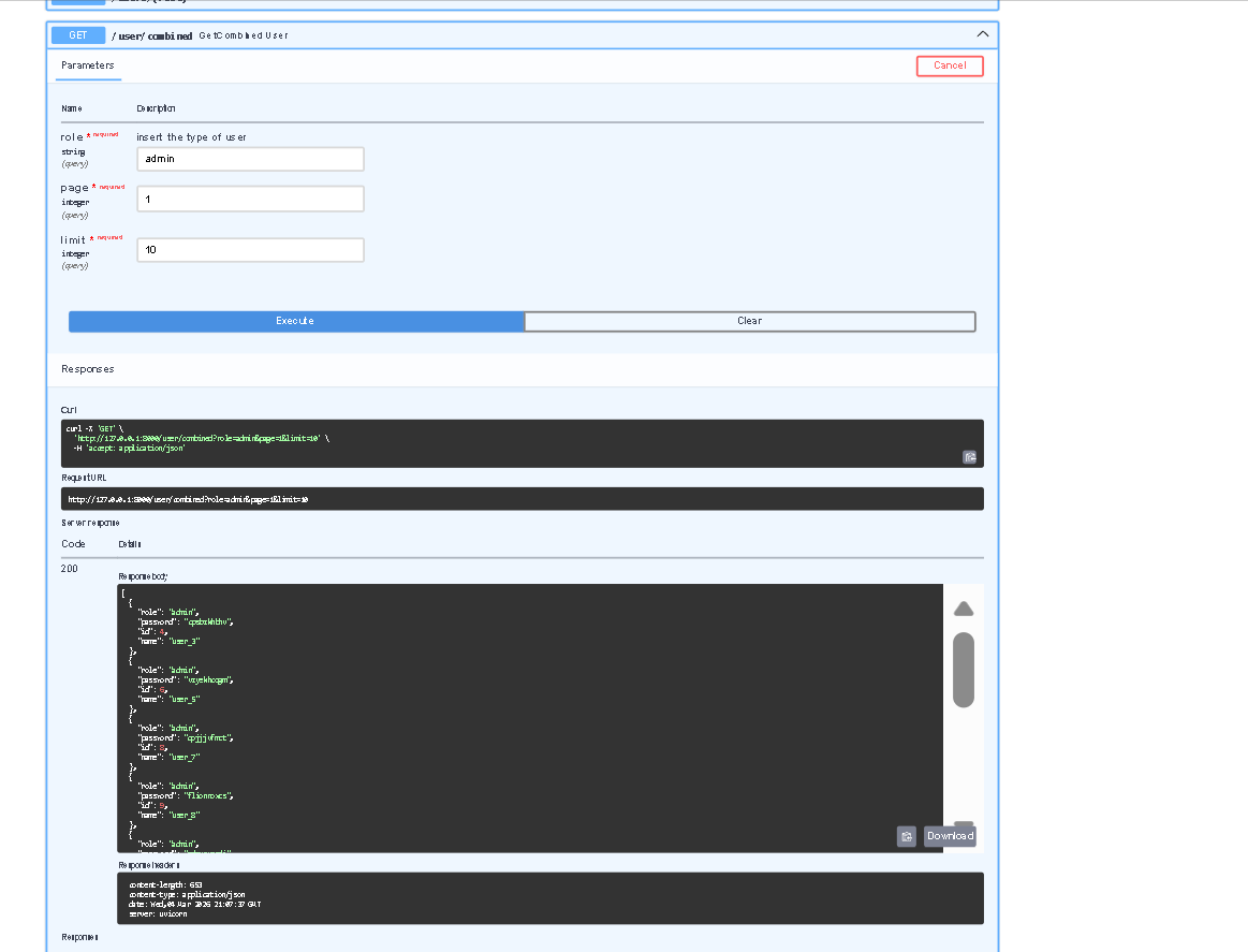 diwa810's tweet photo. Day 32 of #FastAPI
learned->pagination+filtering
• page & limit query params
• offset = (page − 1) × limit
• SQLAlchemy .offset() +.limit()
• role-based filtering
• request size validation
• started sorting logic
#FastAPI #Backend #Pagination #SQLAlchemy #SQL #sqlinjection https://t.co/7QHueSDlxb