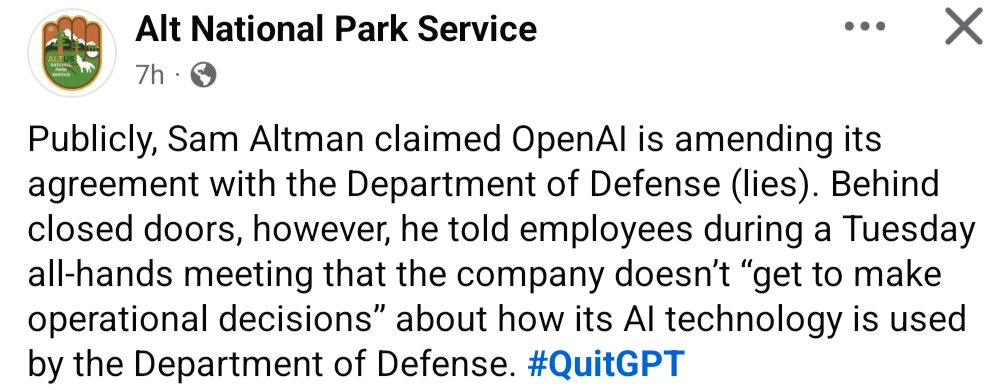 Sam Altman is a liar and a fraud. Pure greed over morals &amp; ethics.

Today is an excellent day to cancel your ChatGPT subscription.  <a href="/sama/">Sam Altman</a>