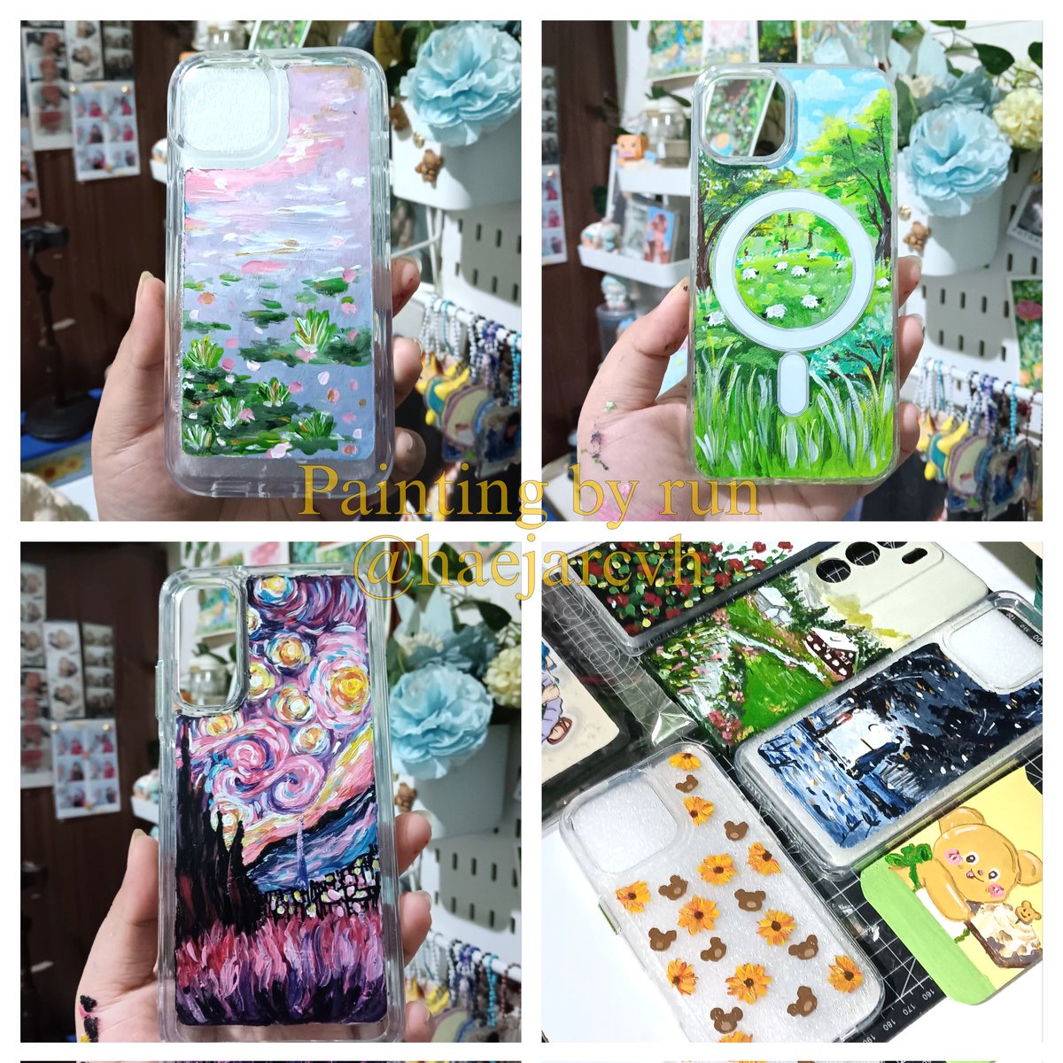 haechiechan's tweet photo. Hi yg lagi cari case painting yang bisa custom boleh cek ke sini yukkk 😍

Bisa di kertas yang bisa lepas pasang atau langsung di case nih buat painting nya 😆, setiap pembelian dpt free painting di kertas yaa (random) untuk casenya bisa hard/soft https://t.co/qgEXdPanna