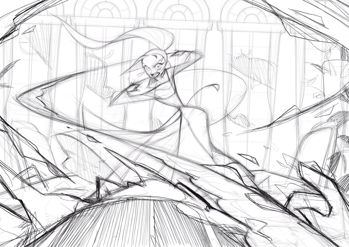 blueLemonDraws's tweet image. On today’s break I sketched out another One Piece scene redraw, this time Featuring VIVI 🩵Can you guess which scene is this?

 this is my 3rd illustration on the series, following my Nami and Robin illustrations!

Can’t wait to render it on my spare time ☺️

#ONEPIECE #Redraw