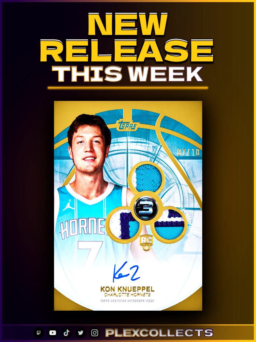 PlexCollects's tweet photo. Topps Three is back 🏀✨

4 cards per box + everything is /49 or less. 🔥

Chasing Cooper Flagg + Ace Bailey rookie autos, plus new inserts like City Drip + Monsters of the Deep.

Ripping, buying singles, or holding off?👇
#Topps #BasketballCards #TheHobby #SportsCards https://t.co/t6QsQwkyNU