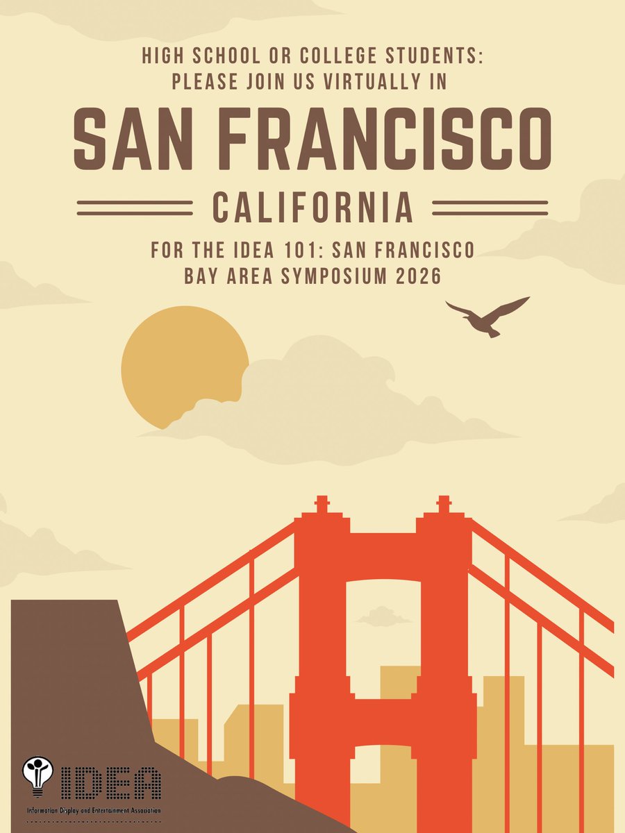ideaontheweb's tweet photo. ‼️High school and college students‼️

Don’t miss IDEA 101: Bay Area, a FREE virtual career symposium on 3/10 designed to connect aspiring professionals with industry leaders from the bay area sports and entertainment scene!

Register today ⬇️
https://t.co/dQrRBl1qsC https://t.co/axjoV5QLpg