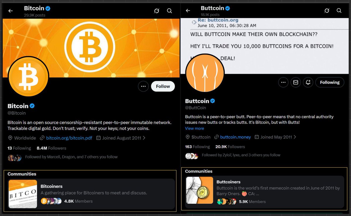 Buttcoin tweet media