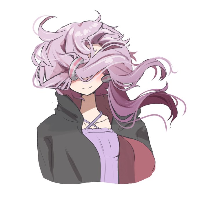 昨晩めっちゃ風強かったから 
強風でもビジュがつよつよ過ぎるゆかりさん再 