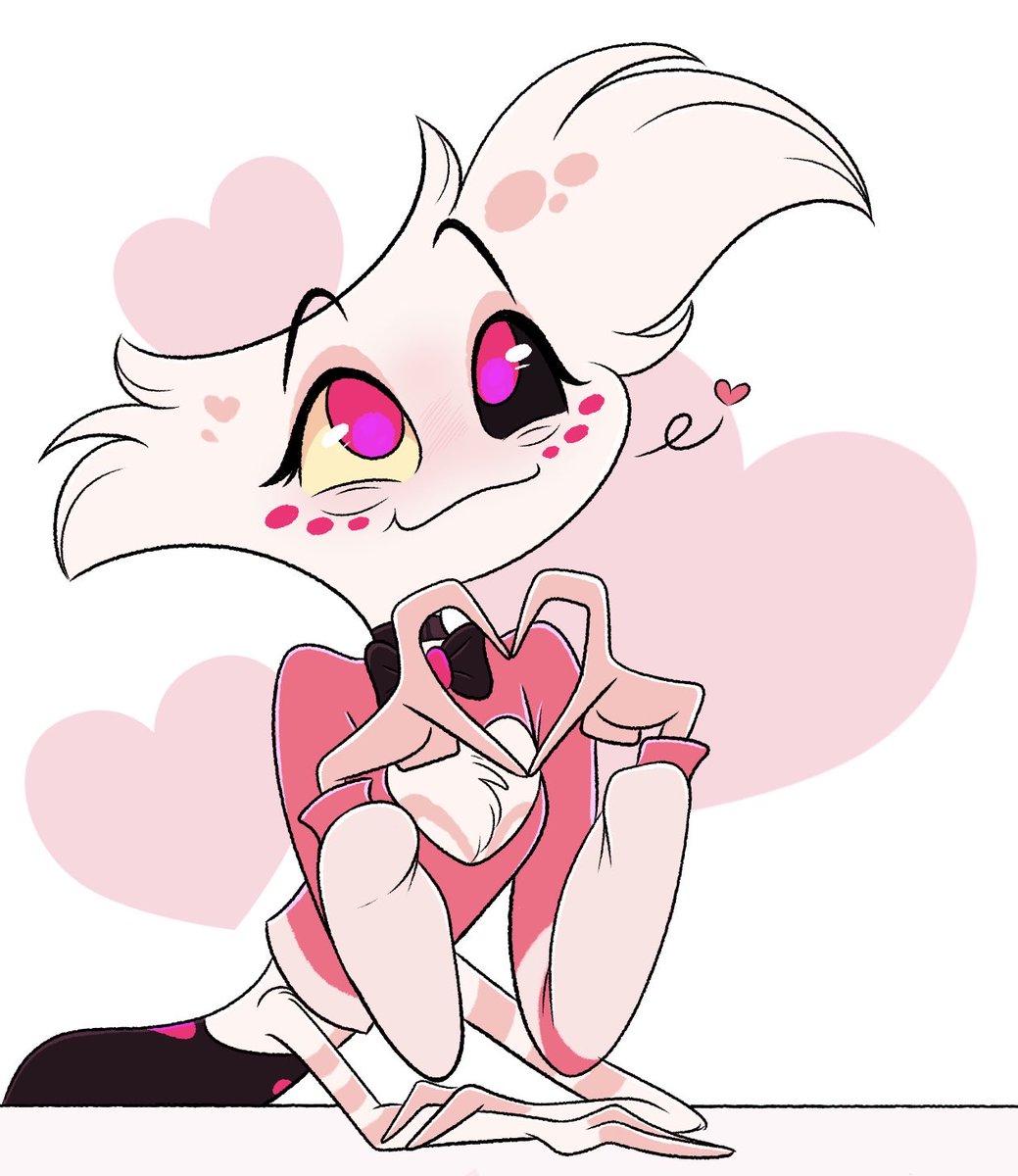dusk_light_'s tweet photo. a much needed doodle of this cutie after a stressful week🩷🕸️

#hazbinhotel https://t.co/ZkSJmOBstk