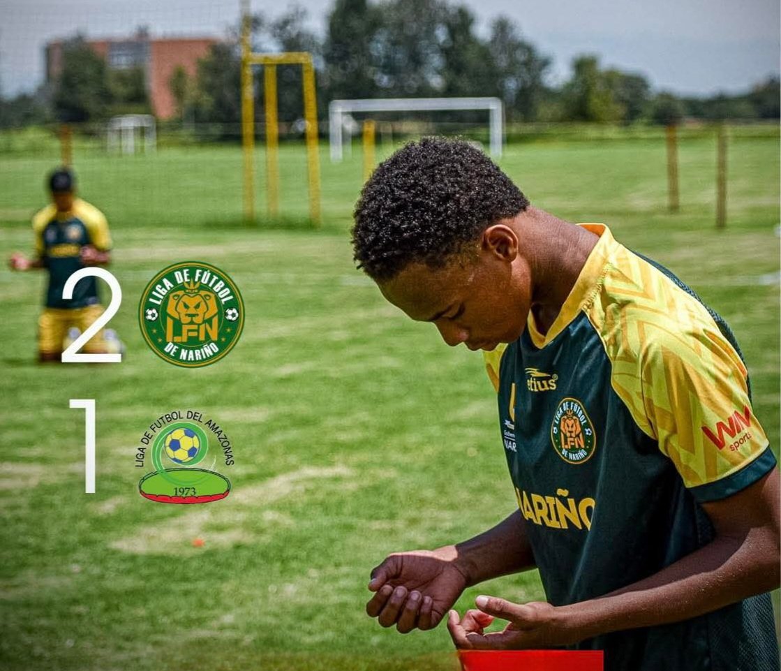 Nariño venció 2-1 a la selección de Amazonas en la fecha 3 de la Copa Win Sports 2026 Sub-15, fase clasificatoria, Grupo 6. Así llegó a 9 puntos tras derrotar a Norte de Santander (4-1) y Guaviare (5-1). Los últimos juegos son este viernes ante Arauca y el sábado contra Casanare.