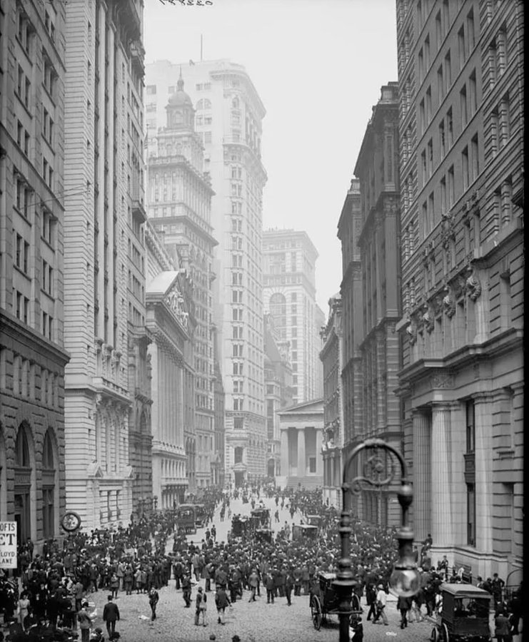 New York City. 

1905. 

If you still believe that your great, great, great grandparents built these buildings……

Then you are still in a government induced trance.