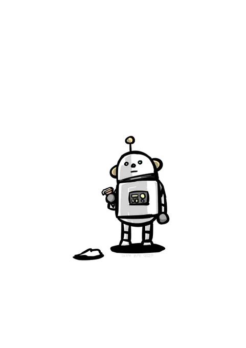 #見た人も無言でロボットをあげる