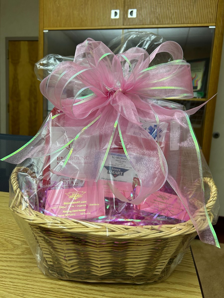 StoreSMART__'s tweet photo. Our beautiful gift baskets for the annual Firemen VS. Policemen Winter Classic hockey game!!! 100% of the proceeds are going to breast cancer awareness. 🏒🏆 
#breastcancerawareness #hockey #firemen #police #womenownedbusiness 

https://t.co/eSK9lT65j1 https://t.co/1NHea9ZQJ9