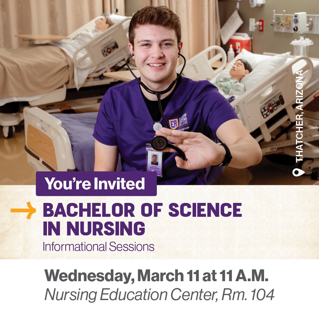 eacmonsters's tweet image. Calling all #EACMonsters: Join us, March 11, at 11 A.M. in Rm. 104 of EA's #Nursing Building for an info session on our RN to BSN program. Flexible, #affordable, and fully online! Visit eac.edu/4year for more information. #CareerGoals