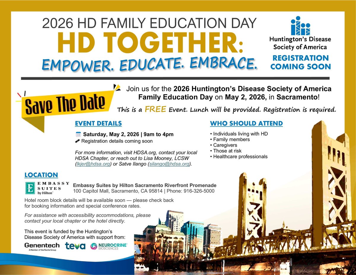 HDSA San Francisco Bay Area Chapter tweet media