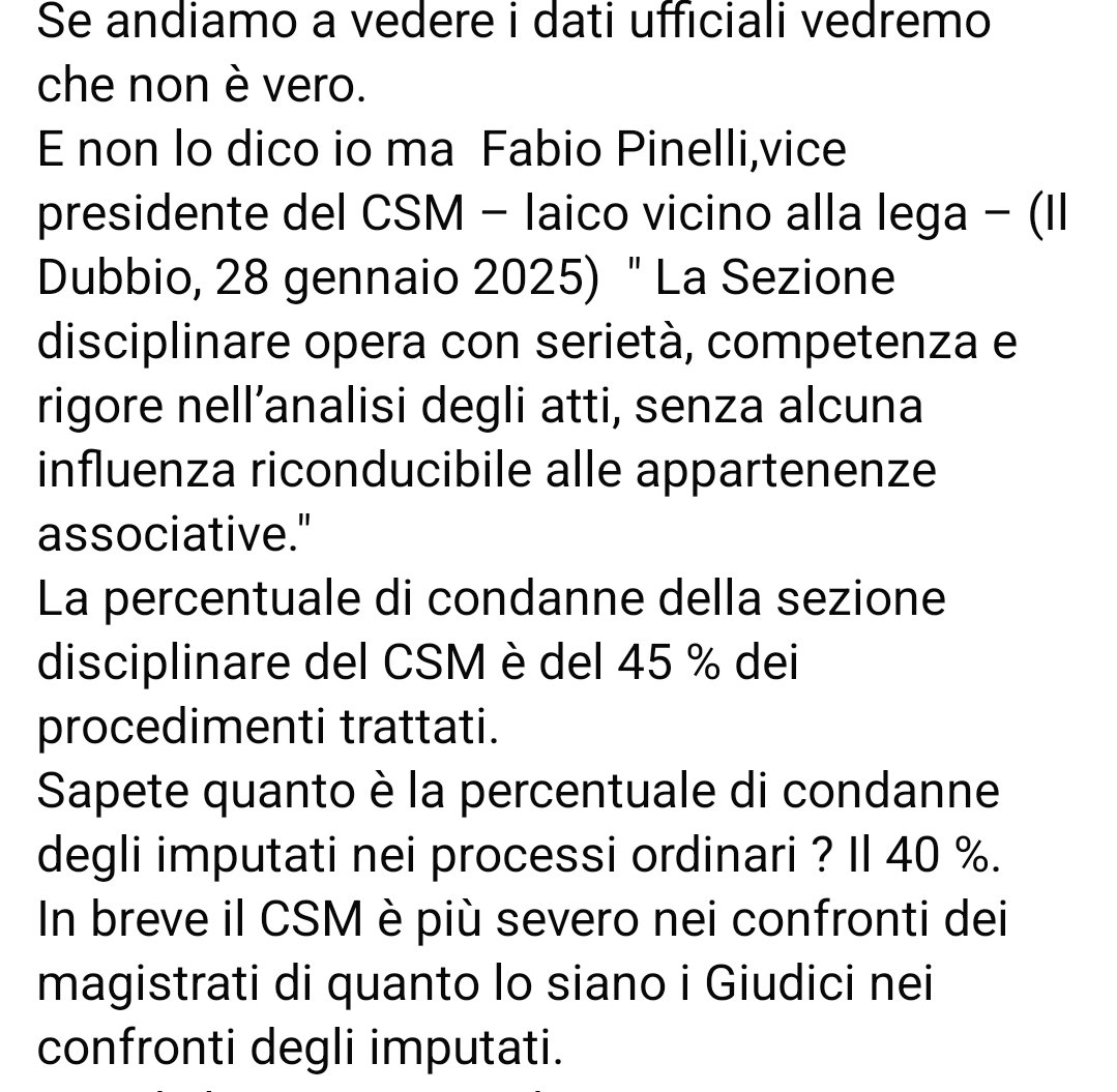 MimmoGigliotti's tweet image. Da anni fanno passare la #bufala che il CSM non punisce quasi mai i magistrati, dunque servirebbe un'alta corte...
Leggete qua sotto e votate come me #IoVotoNo
#ReferendumGiustizia
#referendumcostituzionale
