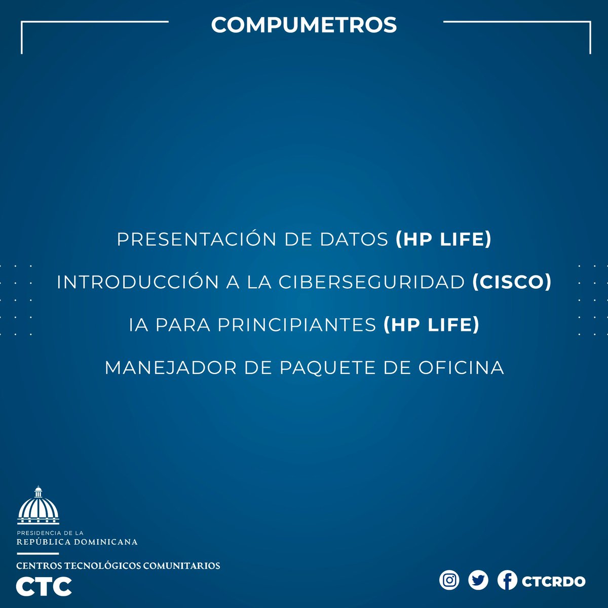 Centros Tecnológicos Comunitarios tweet media