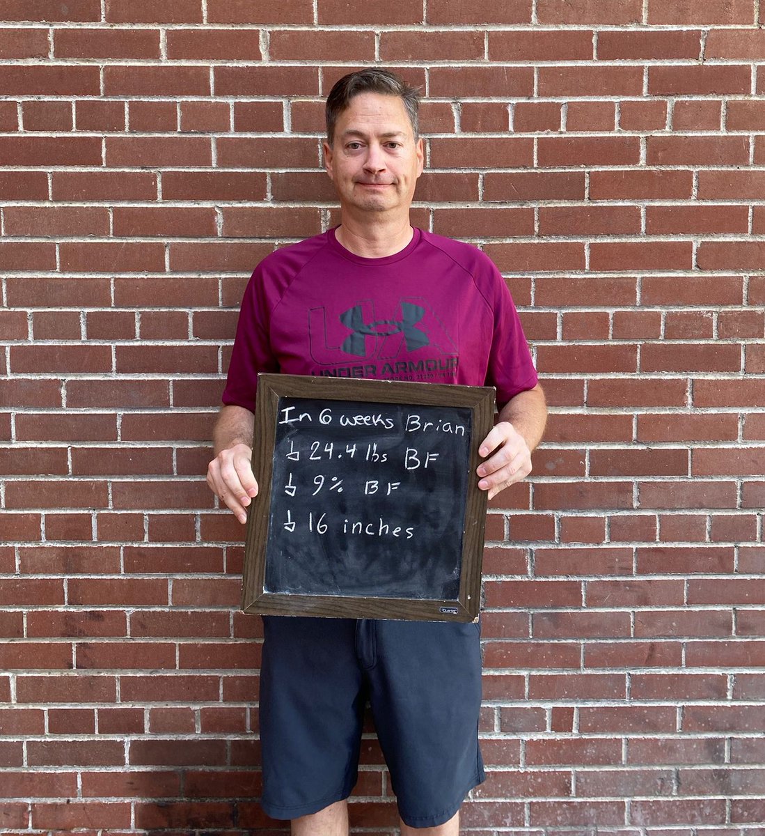 😲 Down 24lbs in 6 Weeks!

Brian finished his 6 weeks with unreal results and we couldn't be more proud!

He's down 24.4 pounds of body fat and 9% body fat in just 42 days.
Way to go, Brian!
