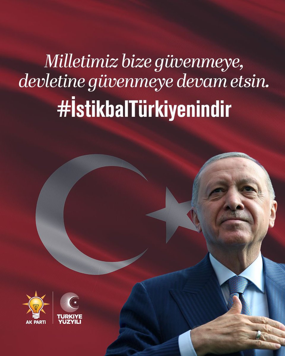 Güçlü lider, güçlü Türkiye.🇹🇷 
#istikbalTürkiyenindir