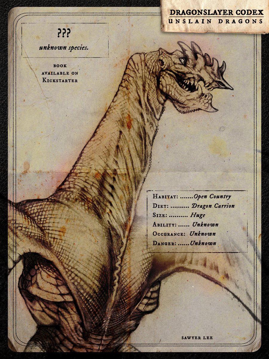 A previously unknown species of dragon spotted where the maps blend into margins. 

Eyewitness reports claim it looks as if heraldry flew right off the page and into the sky. 

Discover more about this creature in Unslain Dragons.
