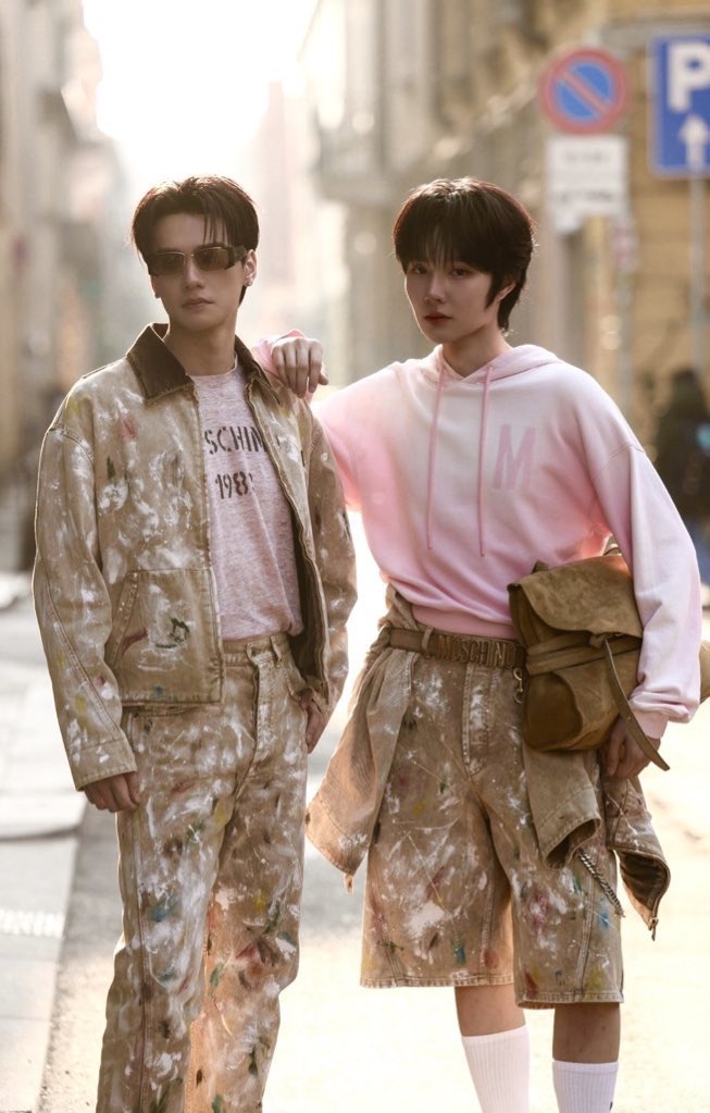 BoysLoveHubENG's tweet image. #KengNamping were the most talked-about celebrities of the entire #MilanFashionWeek.