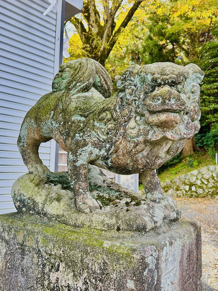 津久井中野神社 の #狛犬」A (神奈川県相模原市緑区中野206) 津久井湖