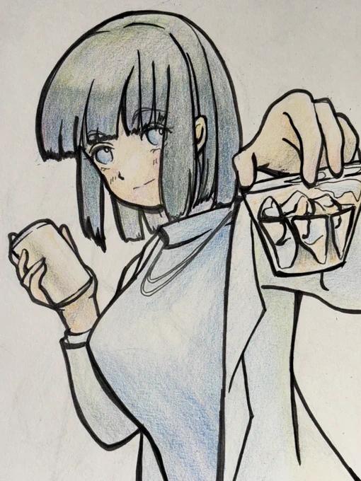色鉛筆楽しいദ്ദി ˃ ᵕ ˂ )*゜ #遅咲き絵師の輪 #絵描きさんフォロバ100