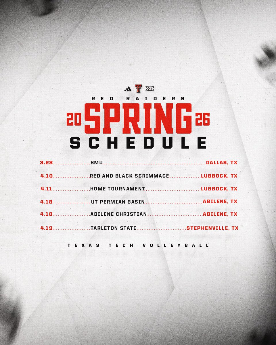 Texas Tech Volleyball tweet media