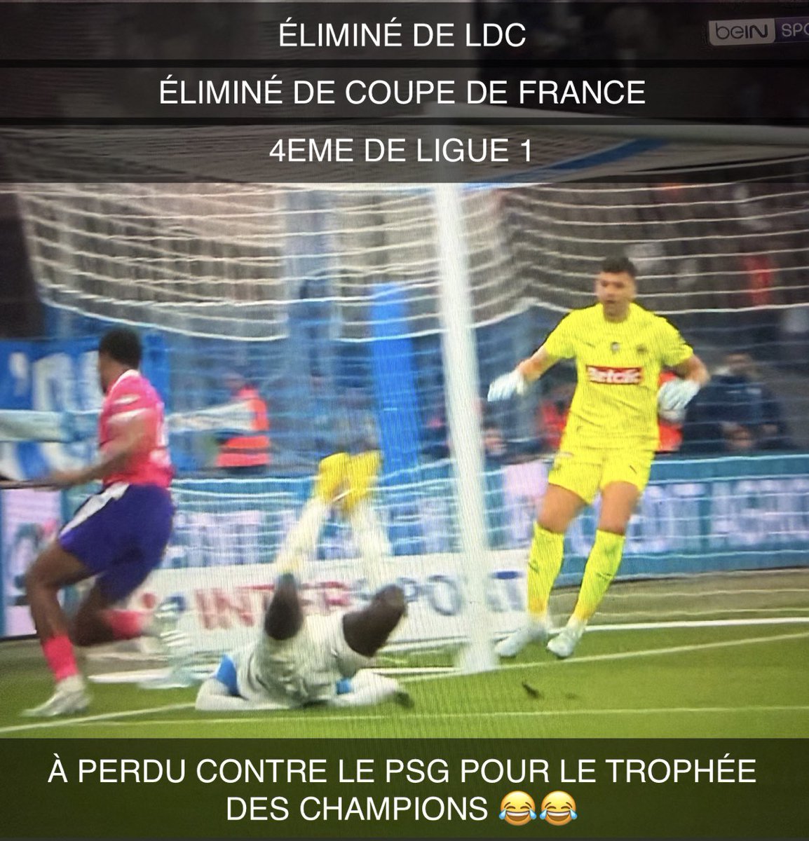 LA SESSION VANNE EST OUVEEEEERTE L’OM EST ÉLIMINÉ DE COUPE DE FRANCE BAHAHAHA :
