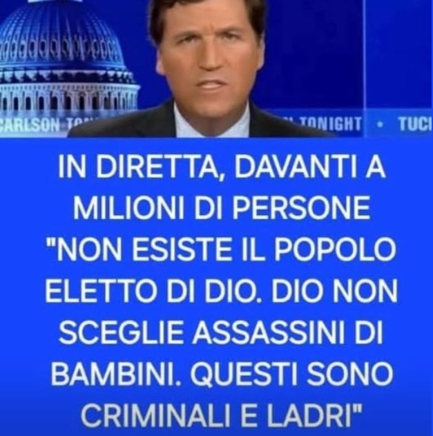 Chapeau Tucker per il coraggio di dire quello che in maggioranza i giornalisti
non osano 👏👏👏
Stai molto attento però,ricorda Charlie