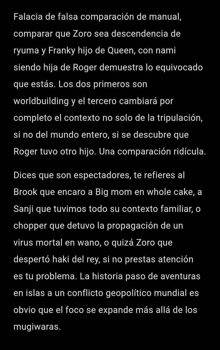 coronelmanuel61's tweet photo. @SaikoCx @HeartOfSword16 Me tomé la libertad de extenderme para que no tengas problemas al entender, ya ví que eso de la comprensión lectura (al menos en cuanto a one piece) no es lo tuyo. https://t.co/M80AUjW4eQ