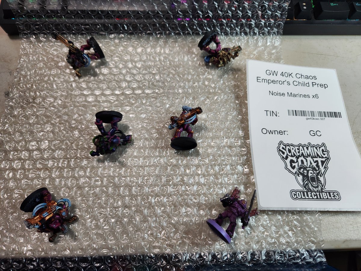 ScreamingGoatMT's tweet image. Unpainted hobby haul alert 🚨 New unpainted minis added — great for kitbashes, conversions, practice schemes, or starting that “someday” army. ScreamingGoatCollectibles.com #Miniatures #Kitbash #HobbyTime #Wargaming