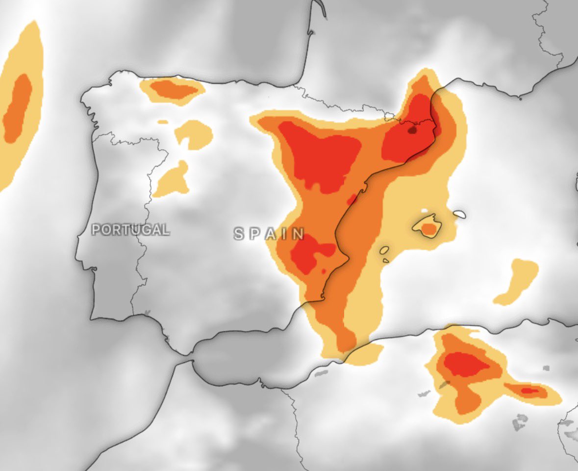 Storm #Regina will be jumping up out of Africa and this will lead to the development of widespread heavy rain/thunderstorms in the Mediterranean on Thursday, March 5. Watch out for flooding 👇🏼