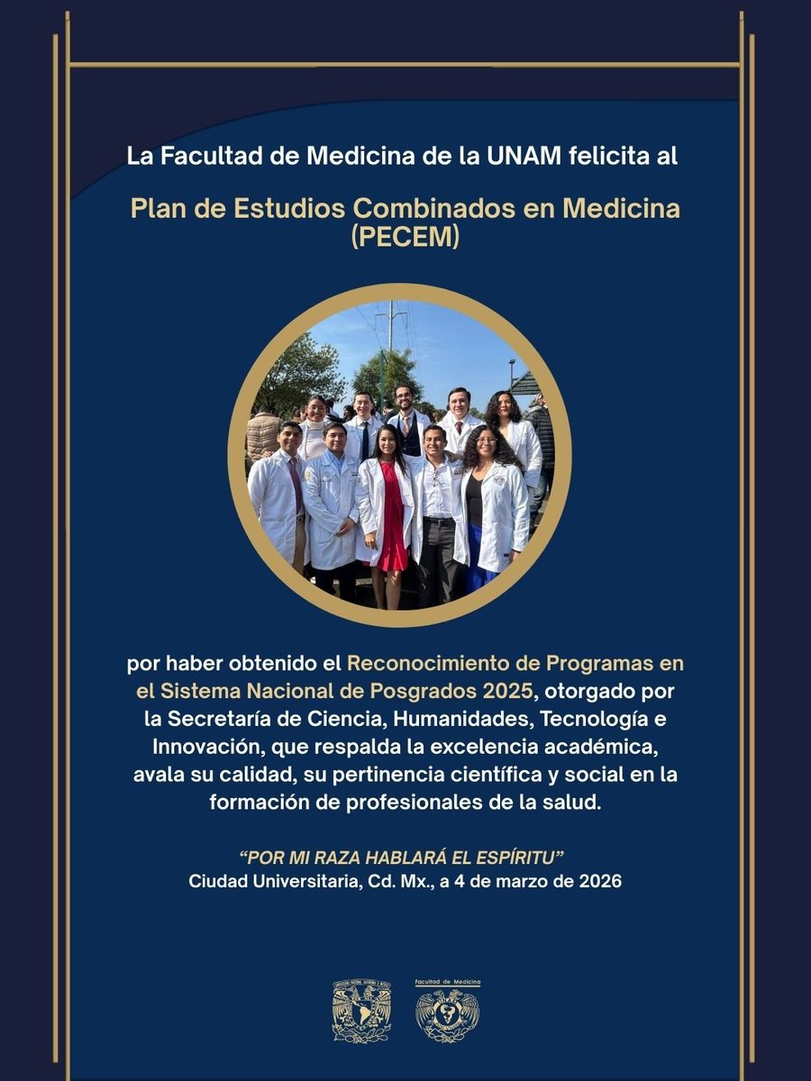 FacultadMedicinaUNAM tweet media