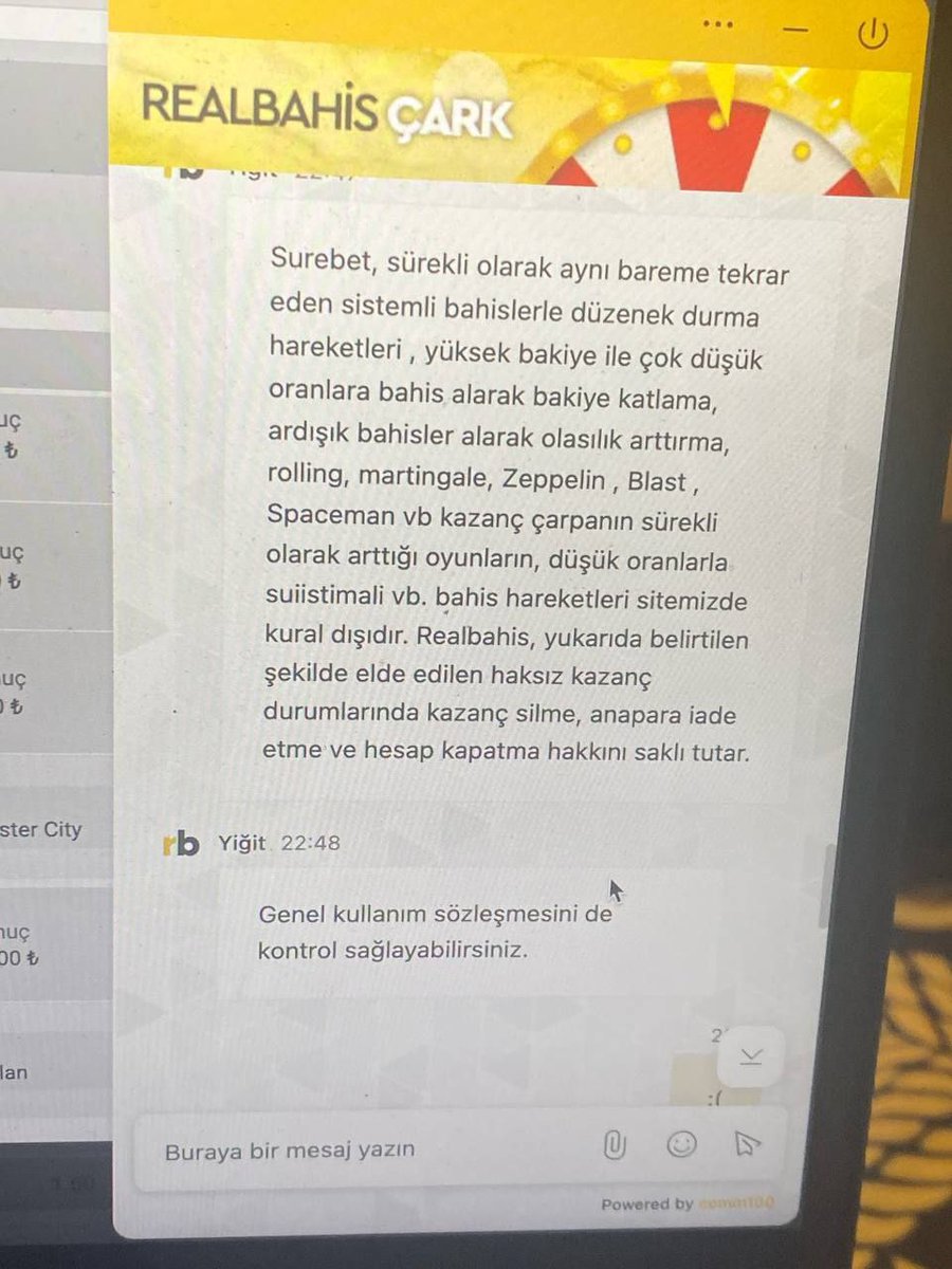 sefacaglann's tweet photo. #Realbahis dolandırıcıdır ‼️
Üyenin şikayeti;
10 bin tl siteye para attım %20 çevrimsiz bonus aldım ana parayı inter maçı ms2 sine bastım bonusu da 4 e bölüp farklı maçlara (1.70 üstü orandan) taraf bahsi aldım kasa 21.000 oldu çekim istedim. risk birimi uygun görmedi diyip mail atmamı söylediler. kazancımı silip ana paramı vereceklermiş. Bonusun şartların da 1.40 ve üzeri bahis alabilirsiniz yazıyordu kullanıcı adım swhiznger
➡️Mağdur eden site : Realbahis
#Yeraltı #bahis #dolandırıcı #ifşa #realbahis
