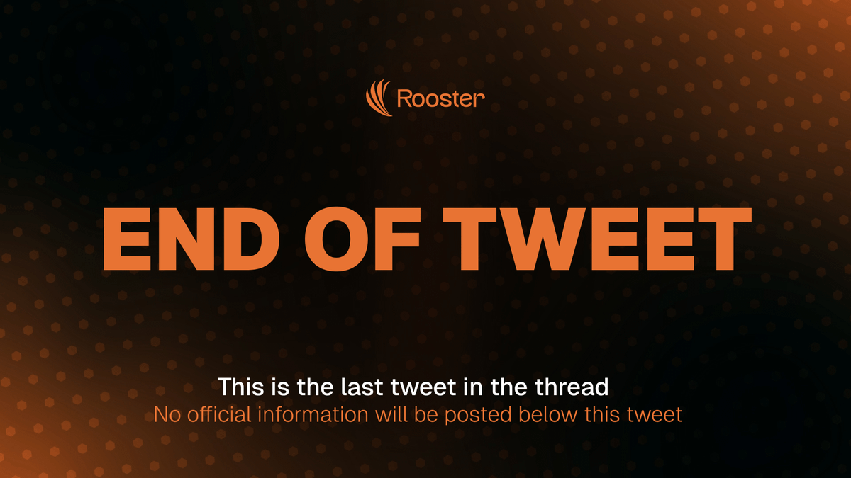 Rooster Protocol - RWA DEX tweet media