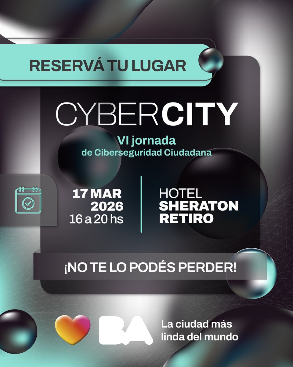 Centro de Ciberseguridad del GCBA tweet media