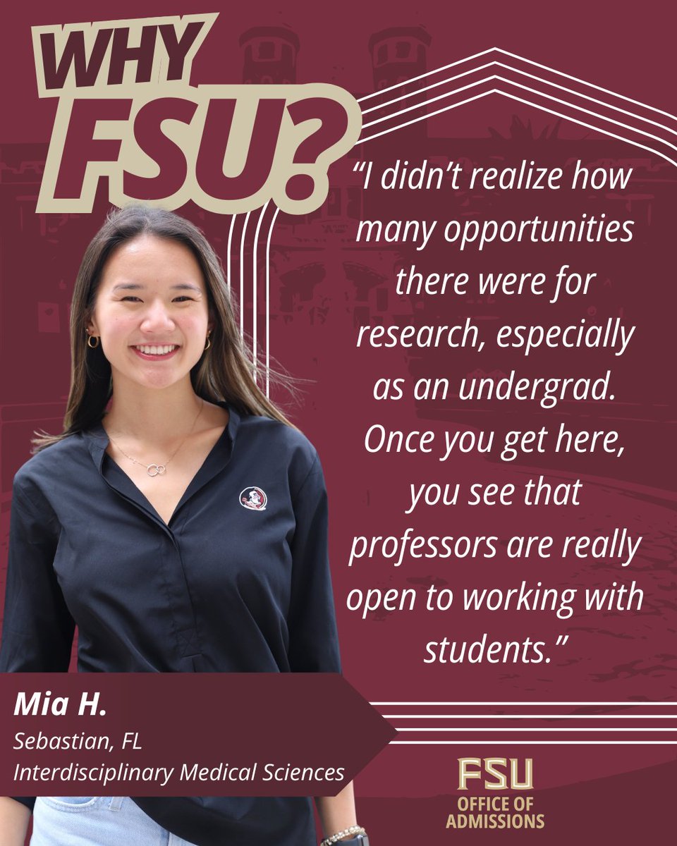 FSU Admissions tweet media