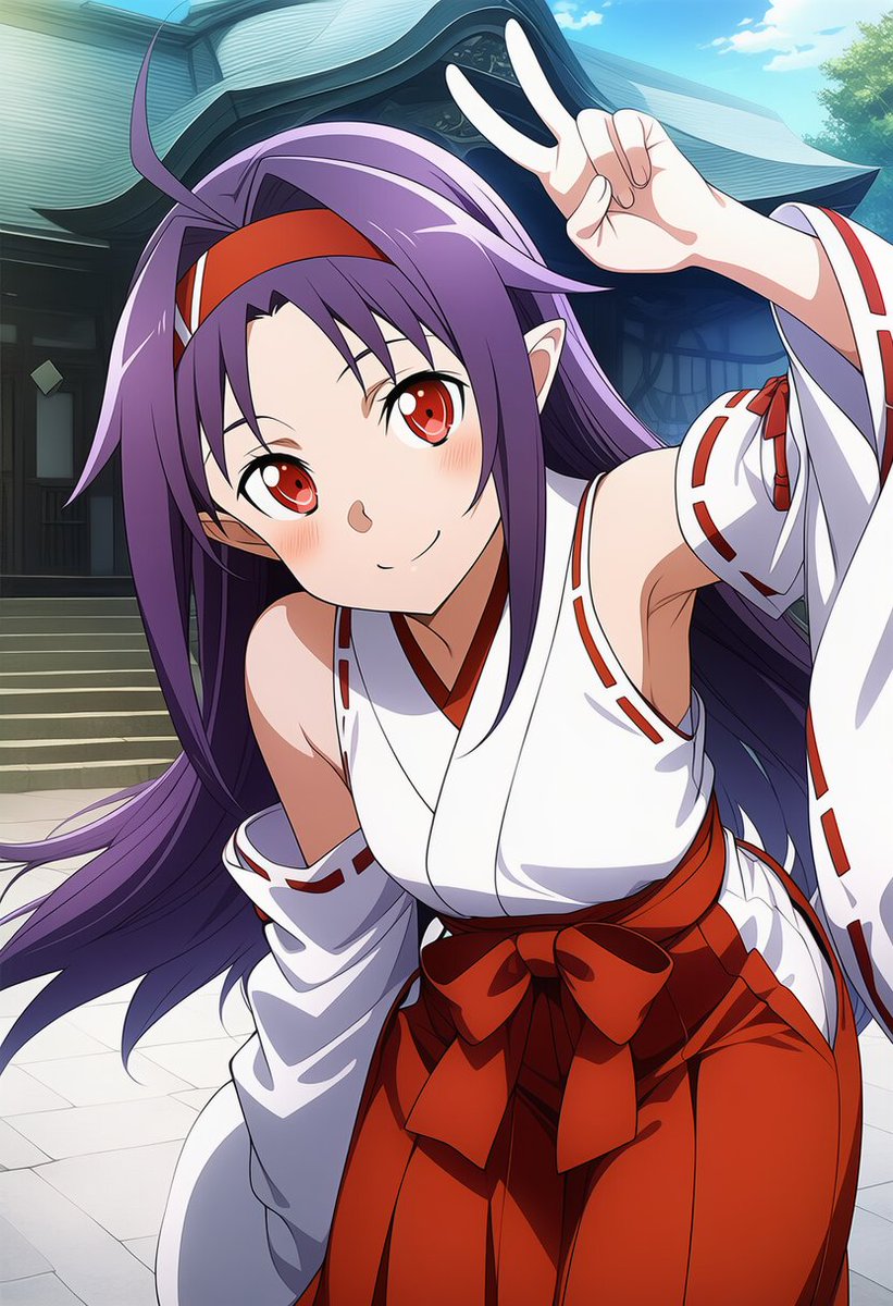 nanogurusan's tweet photo. 3月5日は巫女の日
ユウキ
#ソードアート・オンライン #SAO #巫女の日 AI https://t.co/zkS9ee21yz