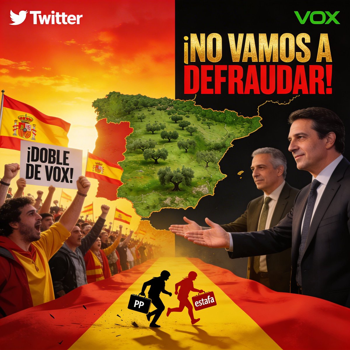 ¡VOX cumple con Extremadura! Los extremeños pidieron el DOBLE de apoyo y VOX responde: “NO LES VAMOS A DEFRAUDAR ni dejar que el PP les estافه”. ¡PP traidor expuesto! España despierta. 🔥🇪🇸 #VoxCumple
