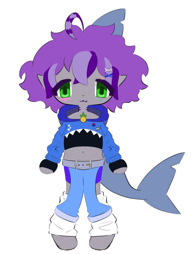 ananas15live's tweet photo. @l0st_illusi0n_ This is Rewônę! Just a silly little thresher shark! https://t.co/ZZOS0ndpTc