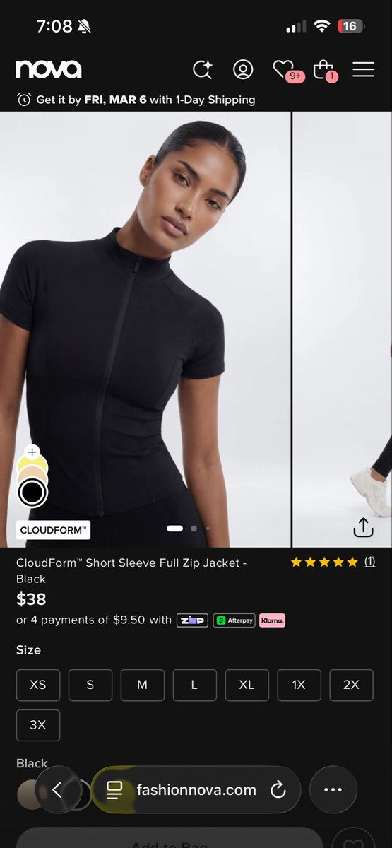 elainamonet's tweet photo. $38 dollars for one top is not what I meant 🥹. On the old activewear tab I could get a whole set for $38. 🫩 https://t.co/Ypp2JlIKPh