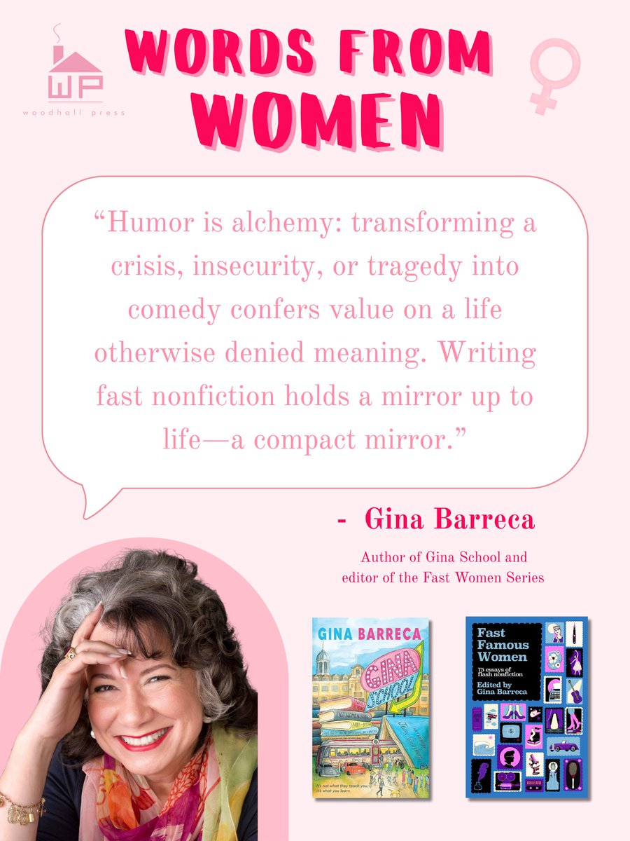 WoodhallPress's tweet photo. #WomensHistoryMonth thoughts from #author and #editor @TheGinaBarreca!

Gina's #newrelease #selfhelp #humorbook #GINASCHOOL is available at https://t.co/ljn15w4c83

#writersdigest #humorbooks #humor #advicetowomen #advicetomen #newbook #WomensHistoryMonth2026 #mustread https://t.co/3pwrazf6fI