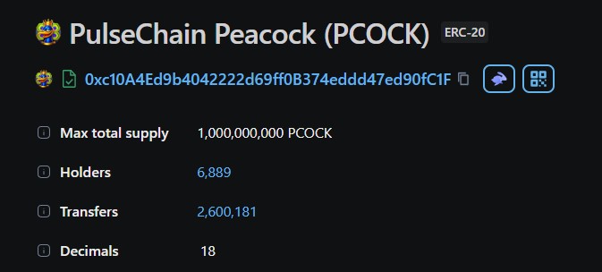 $HEX 377K holders 😲

$PLSX 229K holders 😲

$PLS 167k holders 😲 

$PCOCK 6.8k holders 🦚🦚🦚

The cores have lot's of unhappy bag holders waiting to dump right on top of you.

The $PCOCK holders are proven diamond handed, and we are having a party over here.  

I like you lay
