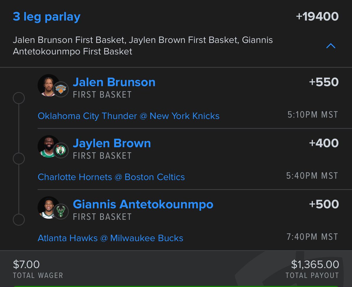 AnthoApes's tweet photo. First baskets π«‘
#FB #Firstbaskets #quickhits #NBA #Bets #Slips #Parlays #PlayerProps #SameGameParlay #SportsBetting #GamblingTwitter #Fanduel https://t.co/48fPbynCHN