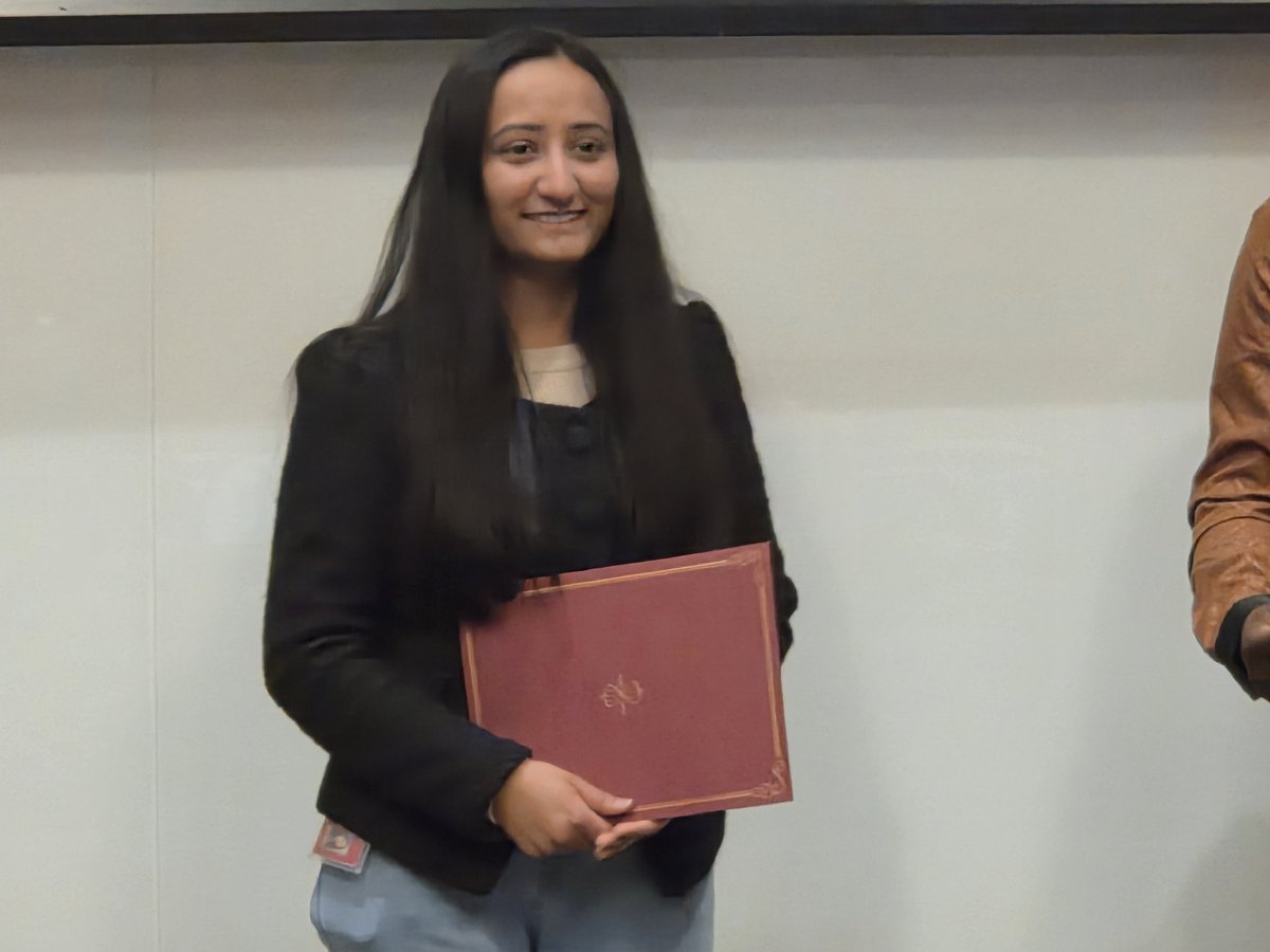 mayechat227's tweet photo. Well done Kajol Thapa of the #DrosatosLab at the Univ. of Cincinnati Pharmacology, Physiology, and Neurobiology Dept for getting one of the three awards in the University-wide 2026 UC Chapter Sigma Xi Grants in Aid of Research competition. https://t.co/h9gMuQ3qkJ